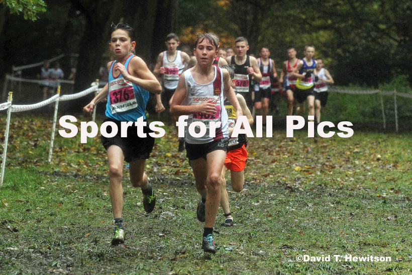 Boys under-13s, National Cross Country Relay Champs., Berry Hill Park, Mansfield.  Photo: David T. Hewitson/Sports for All Pics